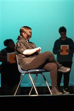 Curious Incident - Actor sitting